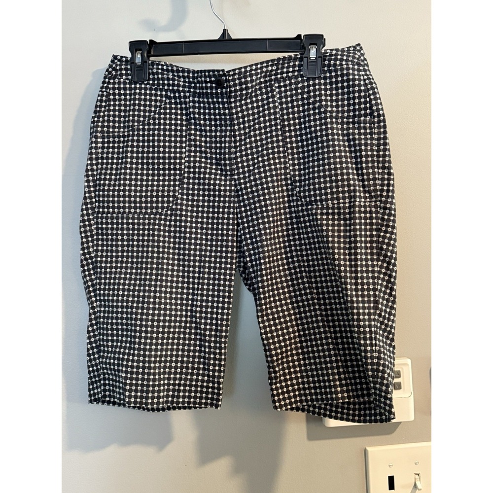 Tommy Bahama Shorts 18 Golf Athletic Stretch Geometric Casual Women's 6